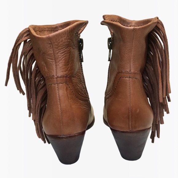 Sam Edelman Fringe Leather Women’s Ankle Boots - 8 M - Picture 6 of 17